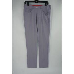 Redvanly Pants Gray Golf Performance Stretch Nylon Spandex Athletic Medium 33x32